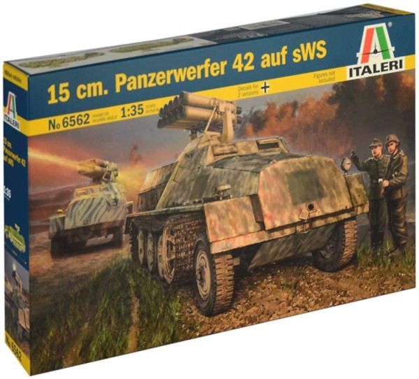 ITA6562 - Vehicle 15cm. Panzerwerfer 42 auf sWS to assemble and paint - 1