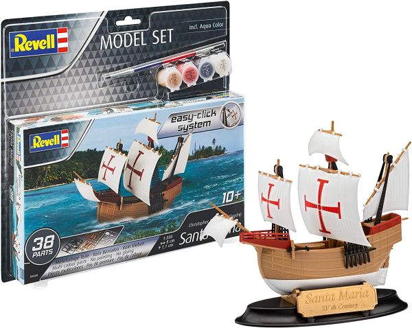 REV65660 - Model set Santa Maria with paint to assemble - 1