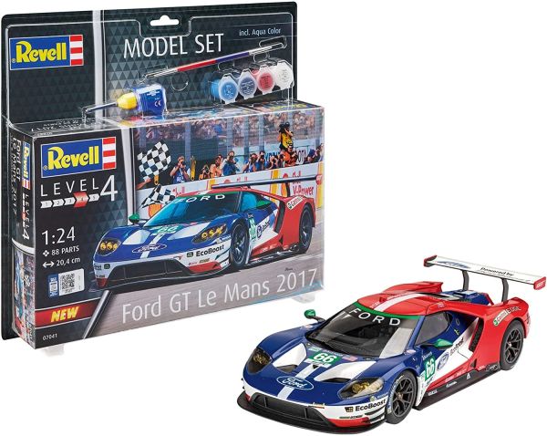 REV67041 - Model set FORD GT Le Mans 2017 with painting to assemble - 1