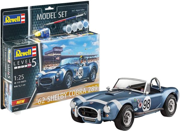 REV67669 - Model set SHELBY 62' Cobra 289 with painting to assemble - 1