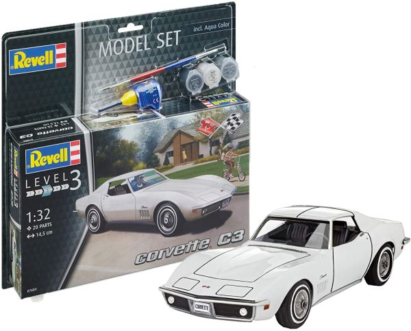 REV67684 - Model set CORVETTE C3 with painting to assemble - 1