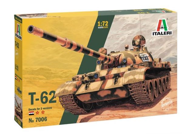 ITA7006 - T-62 tank to assemble and paint - 1
