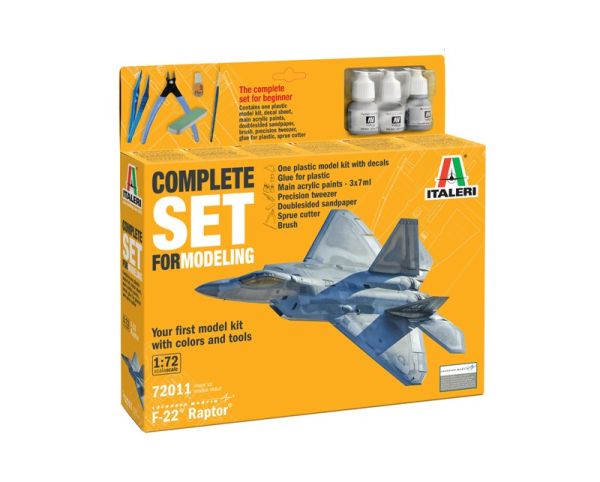 ITA72011 - RAPTOR F-22 model set, for assembly with accessories - 1
