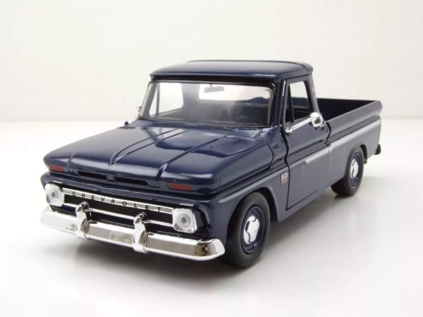 MMX73355BLEU - CHEVROLET C-10 Fleetside pickup 1966 Night Blue - 1