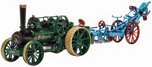 OXF76FBB005 - FOWLER BB1 Ploughing Machine No. 1534 Lady Caroline with Plough - 1