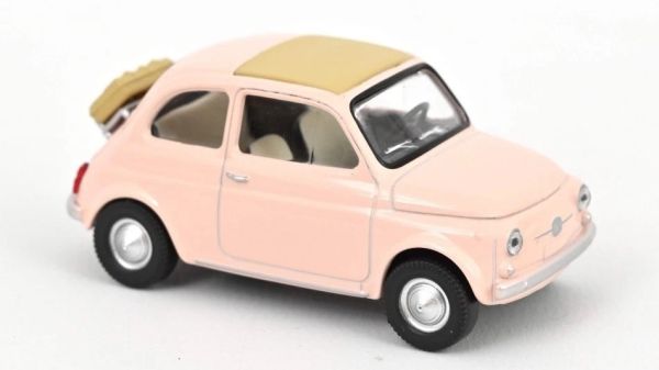NOREV771205 - FIAT 500 F 1965 Pastel Pink - Jet-car - 1