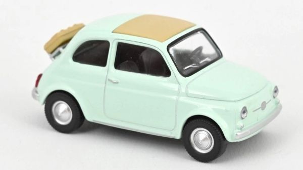 NOREV771206 - FIAT 500 F 1965 Pastel Blue - Jet-car - 1