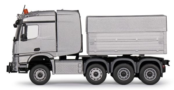CON78001/11 - MERCEDES-BENZ Arocs 8x4 rigid truck (silver) - 1