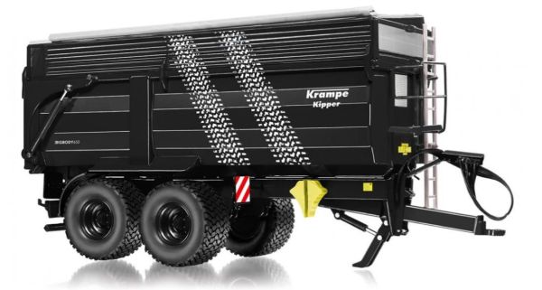 WIK78740 - KRAMPE Big Body 650 Tipper with Silage Extension, Black - 1