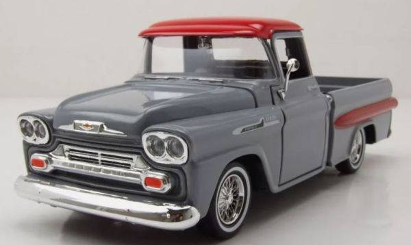 MMX79033GRIS - CHEVROLET Appache Fleetside Pickup 1958 Grey - 1