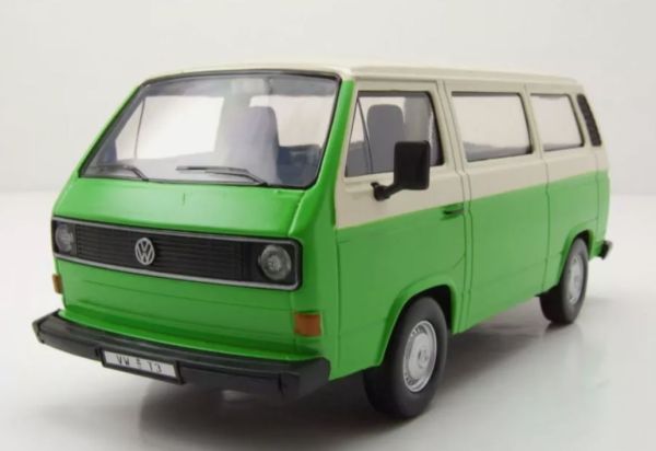MMX79376VERT - VOLKSWAGEN Type 2 T3 van Green and Beige - 1