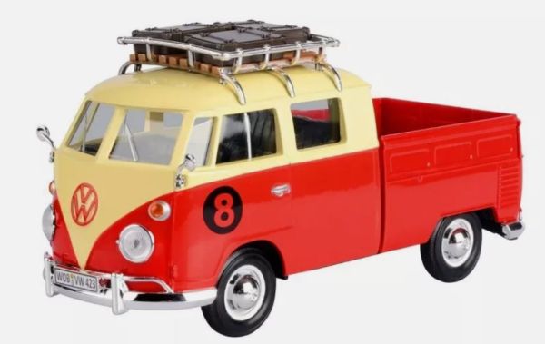 MMAX79582 - VOLKSWAGEN Type 1 Pick-up with red and beige roof rack #8 - 1