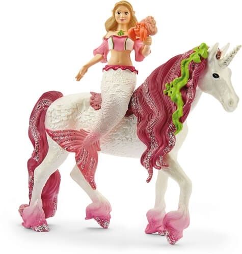 SHL70593 - Mermaid Feya on sea unicorn - 1