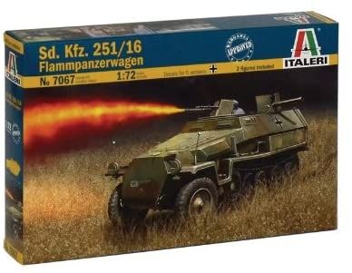 ITA7067 - Vehicle Sd.Kfz. 251/16 Flammpanzerwagen to assemble and paint - 1