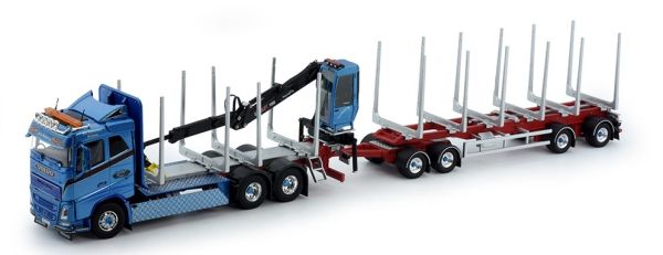 TEK74305 - VOLVO FH04 6x4 rigid with JAN JOHANSSON timber trailer - 1
