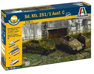 ITA7516 - Vehicle Sd.Kfz. 251/1 Ausf. Quick to assemble and paint - 1