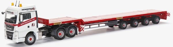 CON76194/0 - MAN TGX XLX Euro 6 6x4 with FAYMONVILLE 4-axle flatbed - 1
