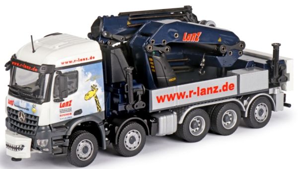 CON78224/0 - MERCEDES BENZ Arocs 10x4 with PALFINGER PK 200002L LANZ unloading crane - 1