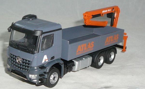 CON7899/03 - MERCEDES Arocs 6x4 carrier with ATLAS crane - 1