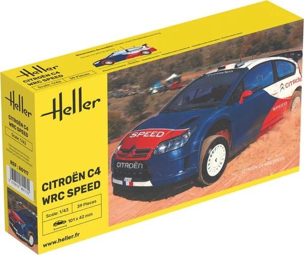 HEL80117 - CITROEN C4 WRC Speed kit to assemble and paint - 1