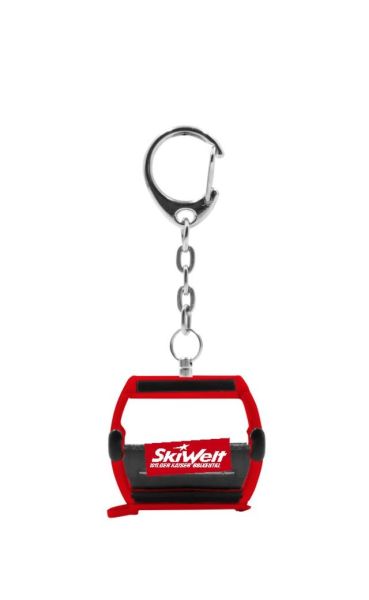 JC80127 - Red OMEGA gondola keyring - SKIWELT - 1