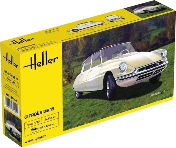 HEL80162 - CITROEN DS 19 to assemble and paint - 1