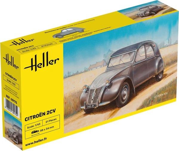 HEL80175 - CITROEN 2 CV to assemble and paint - 1