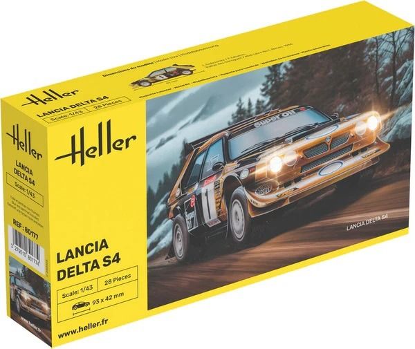 HEL80177 - LANCIA Delta S4 #1 to assemble and paint - 1