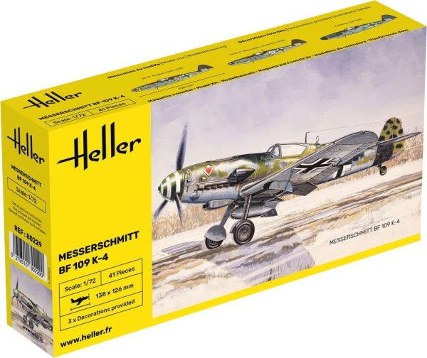 HEL80229 - Messerschmitt Bf 109 K-4 – assembly and painting required - 1