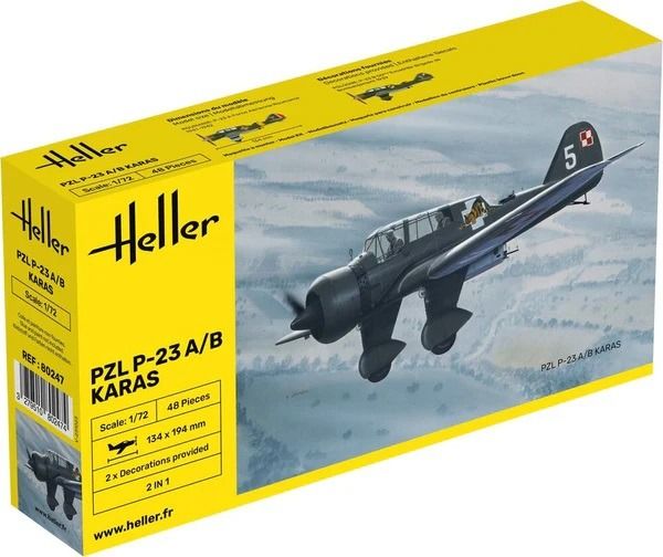 HEL80247 - PZL 23 Karas military aircraft to assemble and paint - 1
