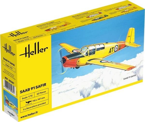 HEL80287 - SAFIR 91 airplane to assemble and paint - 1
