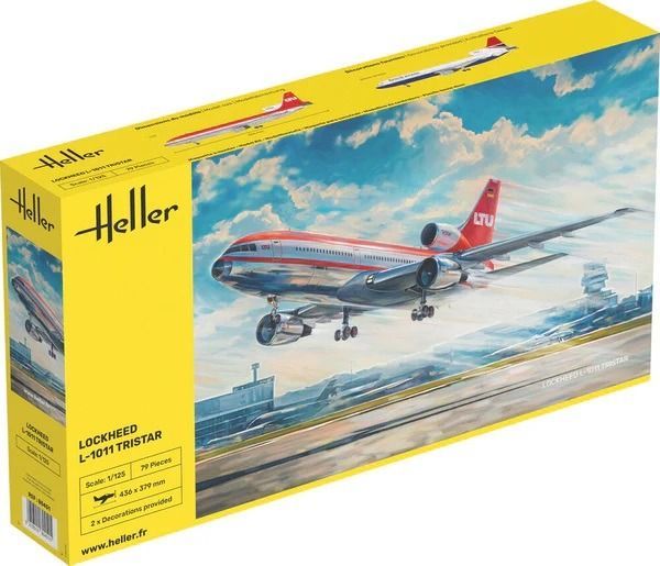 HEL80451 - LOCKHEED L-1011 Tristar airliner to assemble and paint - 1
