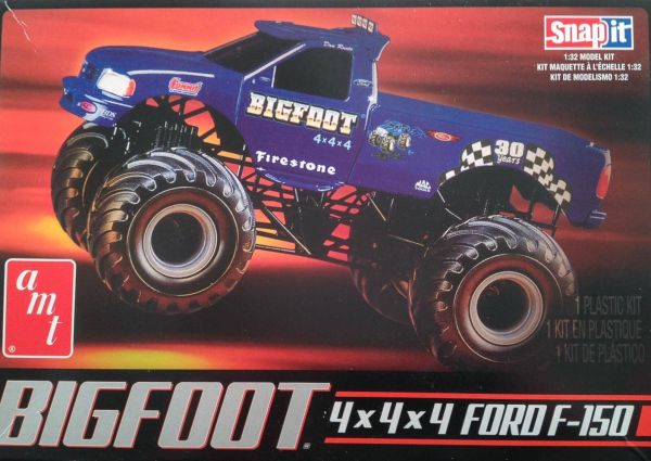 AMT805L/12 - FORD F-150 4x4x4 BIGFOOT to assemble and paint - 1