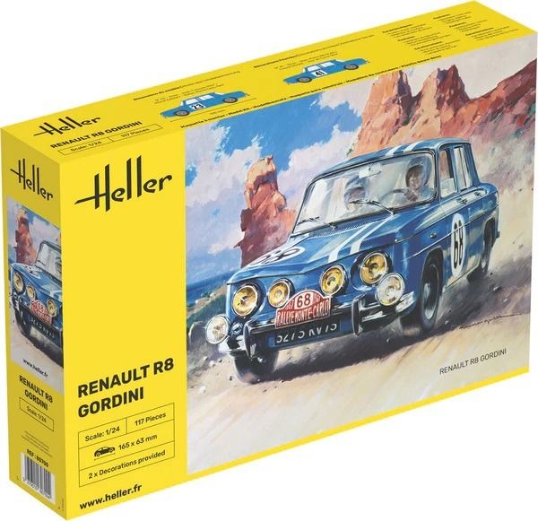 HEL80700 - RENAULT R8 Gordini to assemble and paint - 1
