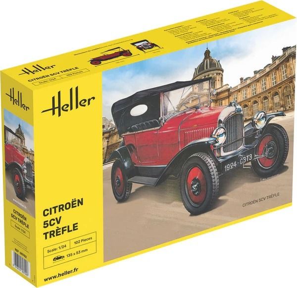 HEL80702 - CITROEN 5CV cloverleaf to assemble and paint - 1