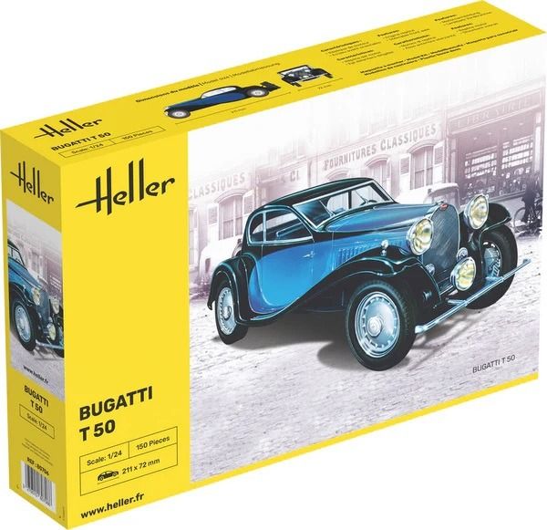 HEL80706 - Bugatti T50 – assembly and painting kit - 1