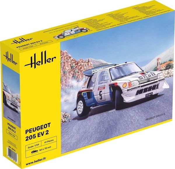 HEL80716 - PEUGEOT 205 EV 2 #5 to assemble and paint - 1