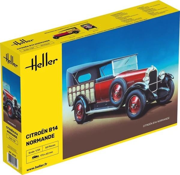 HEL80729 - CITROEN B14 Normande car to assemble and paint - 1