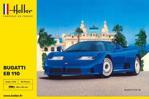 HEL80738 - BUGATTI EB 110 to assemble and paint - 1
