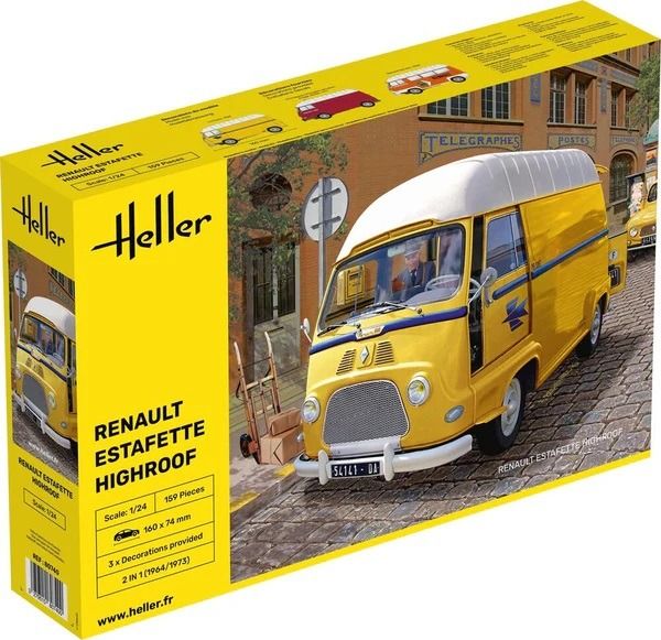 HEL80740 - RENAULT Estafette Highroof to assemble and paint - 1