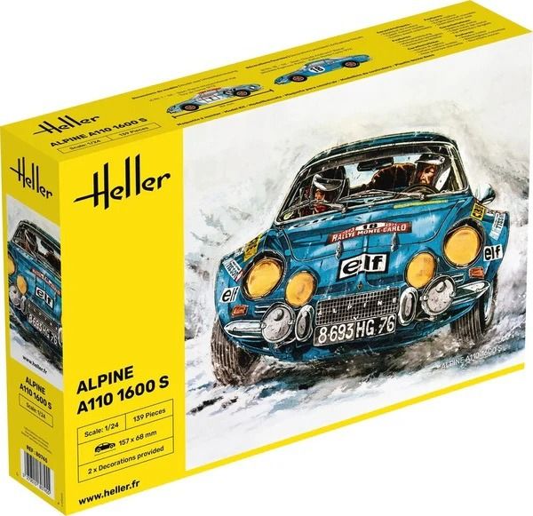 HEL80745 - Alpine A110-1600S – assembly and painting kit - 1