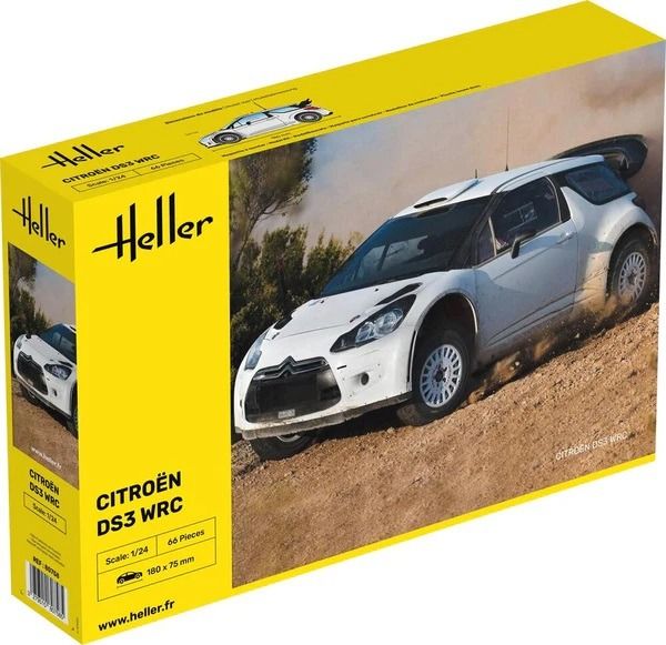 HEL80758 - CITROEN DS3 WRC to assemble and paint - 1