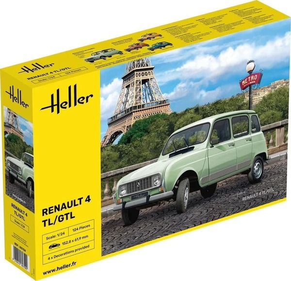 HEL80759 - RENAULT 4TL/GTL to assemble and paint - 1