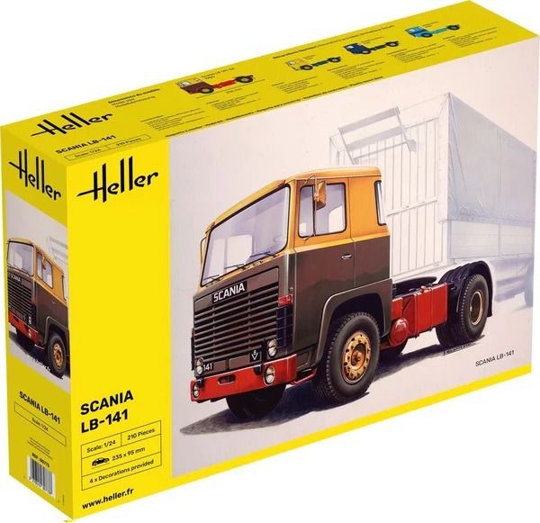HEL80773 - Scania LB-141 4x2 – assembly and painting kit - 1