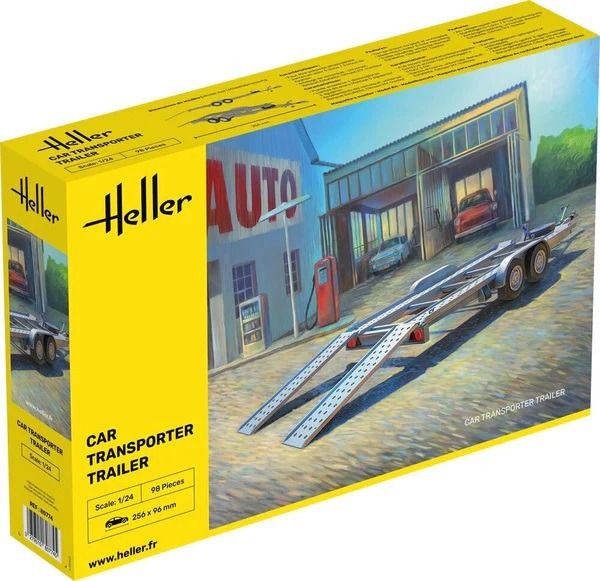 HEL80774 - Car trailer to assemble and paint - 1