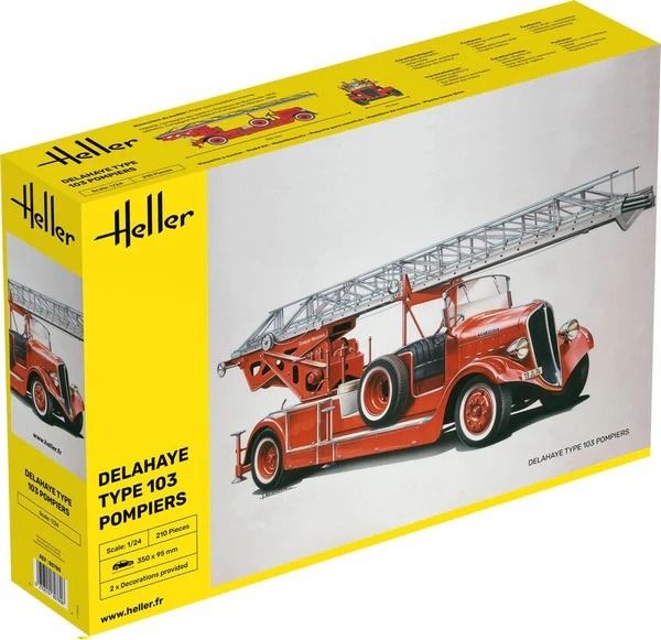 HEL80780 - DELAHAYE Type 103 - Firefighters to assemble and paint - 1