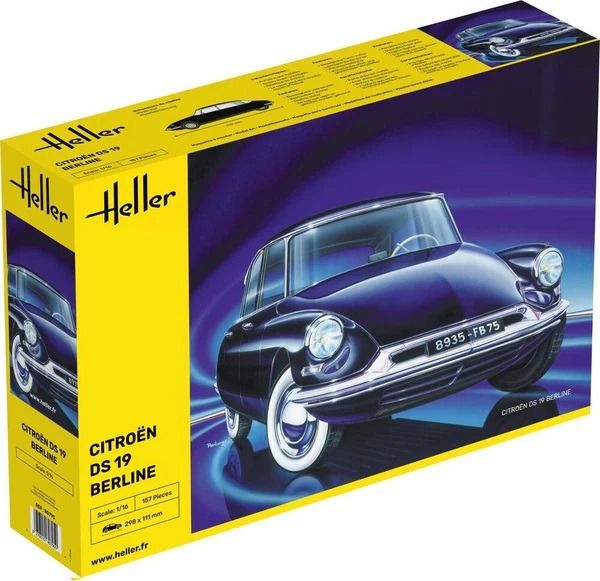 HEL80795 - CITROEN DS 19 car to assemble and paint - 1