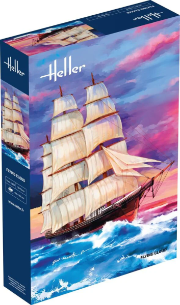 HEL80830 - FLYING Cloud ship to assemble and paint - 1