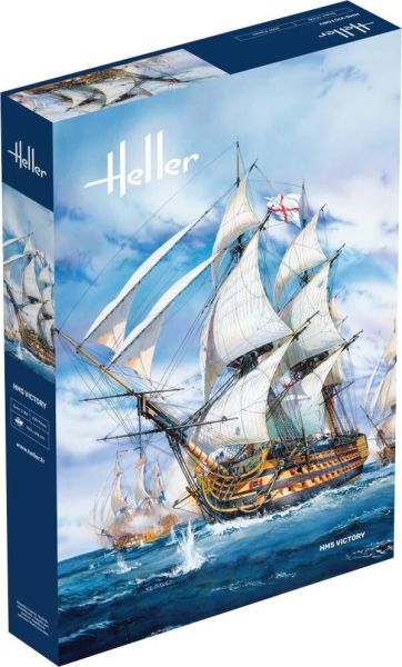 HEL80897 - HMS Victory sailboat to assemble and paint - 1