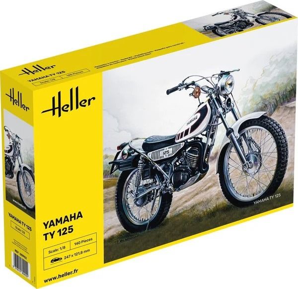 HEL80902 - YAMAHA TY 125 Assembly and Paint Kit - 1